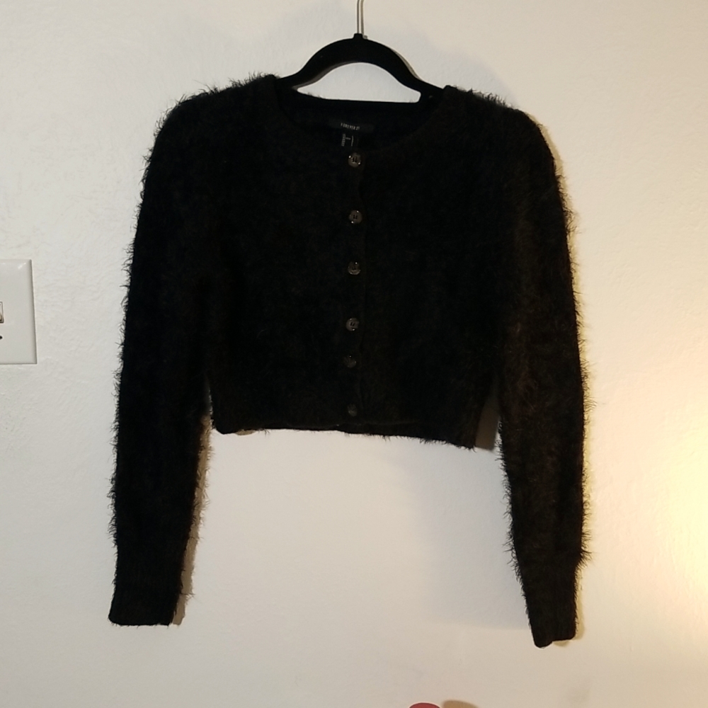 Fuzzy Cardigan